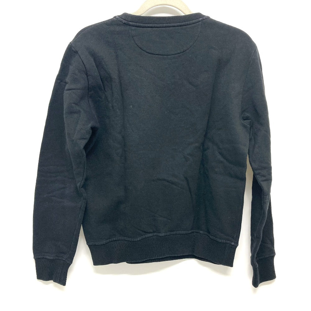 FENDI sweat FY0944 cotton black Sequin logo Patch detail Women XS