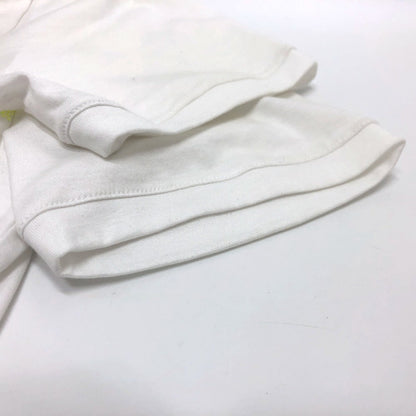 FENDI Short sleeve T-shirt FY0894 cotton white FF logo mens M