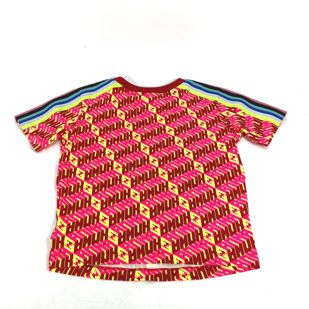 FENDI Short sleeve T-shirt FS7137 Cotton, Polyurethane Red logo Women S