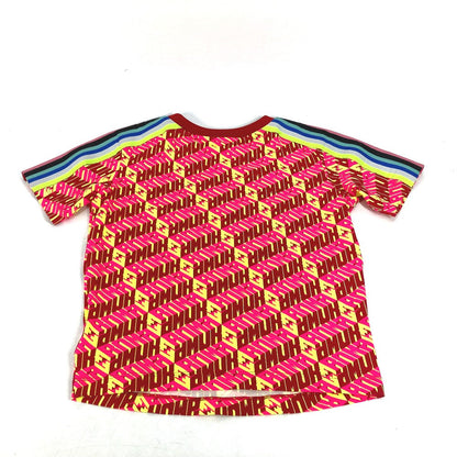 FENDI Short sleeve T-shirt FS7137 Cotton, Polyurethane Red logo Women S