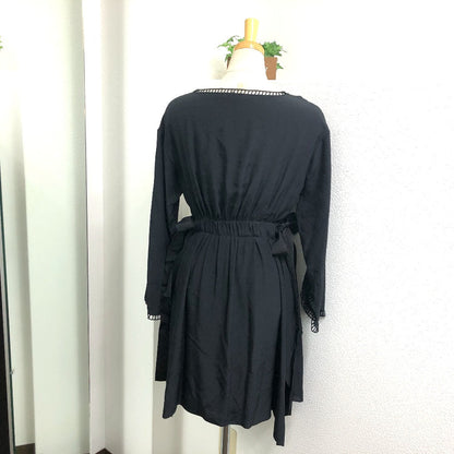 FENDI one piece FD9361 silk black race Women 38