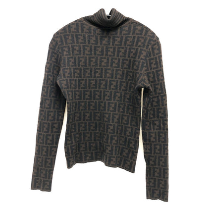 FENDI sweater cotton Brown Zucca 42