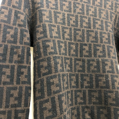 FENDI sweater cotton Brown Zucca 42