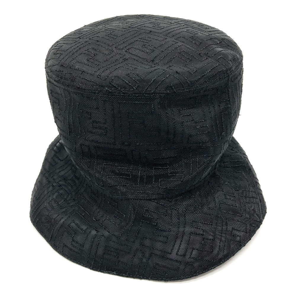 FENDI hat FXQ801 Nylon black FF Zucca Pattern mesh unisex(Unisex) L