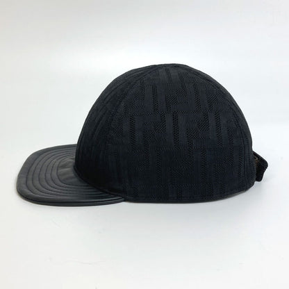 FENDI cap FZQ770 polyamide black Zucca