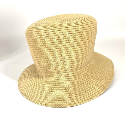 FENDI hat FXQ891 leather beige Handbag AIJE RAFFIA BUCKET Hat Bucket hat & drawstring bag Women