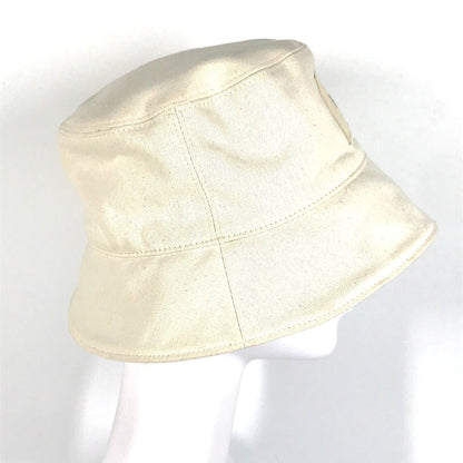 FENDI hat FXQ801 cotton beige logo Women