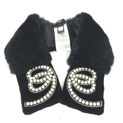 FENDI Other fashion goods Orirag, Silk black Accessories Pearl collar Women