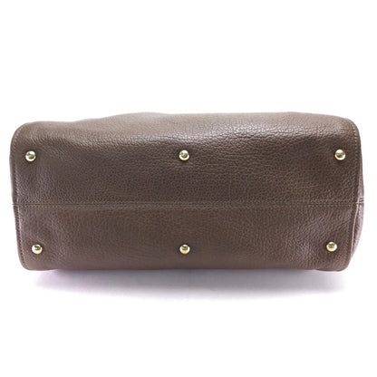 FENDI Handbag 8BL110 leather Brown Men's Women chameleon unisex(Unisex)
