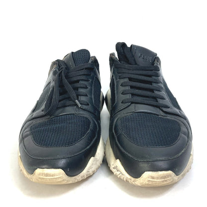 FENDI sneakers 7E1304 leather Brown Dadd sneakers Zucca mesh mens 9