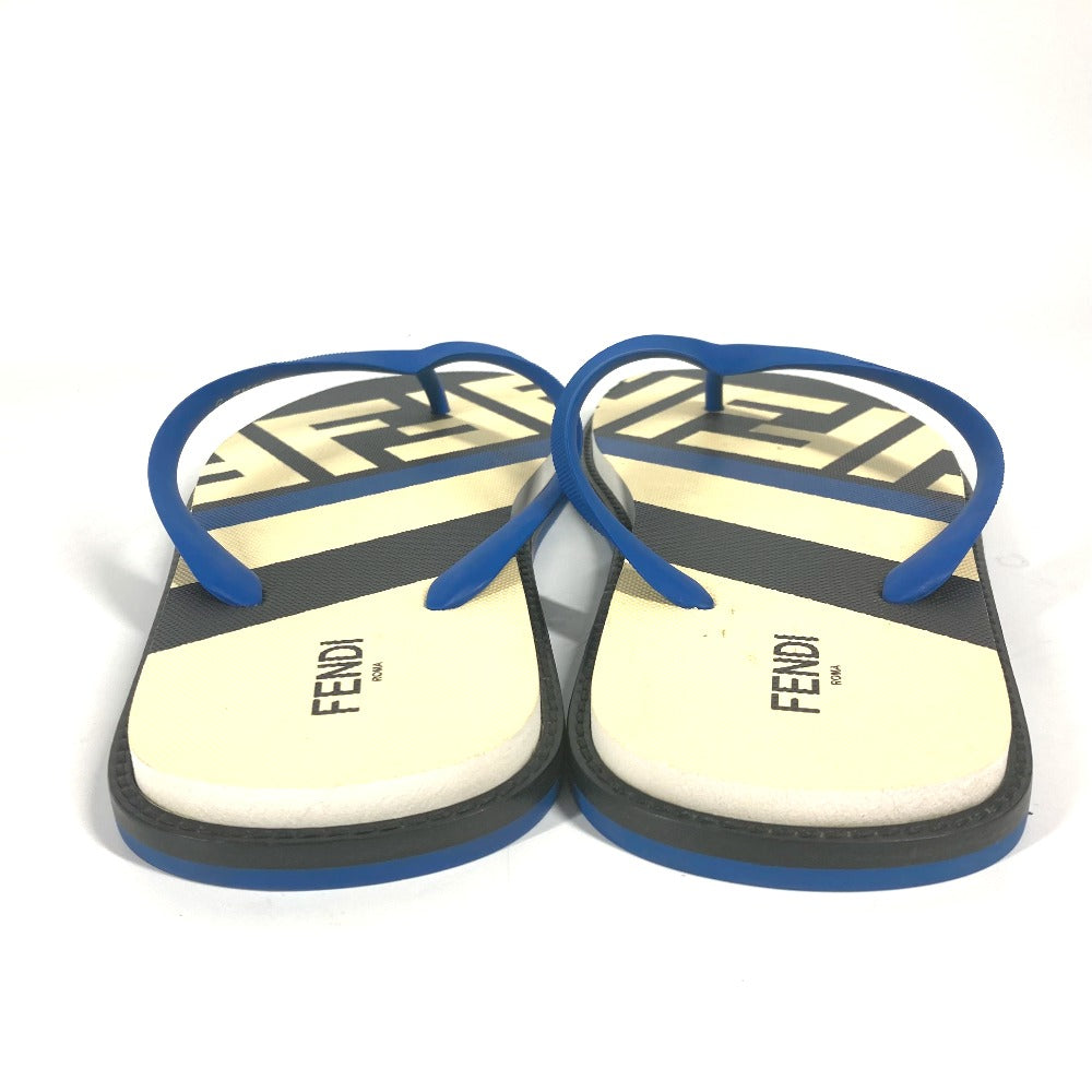 FENDI Sandals 7Y1360 rubber blue Shoes shoes logo 8
