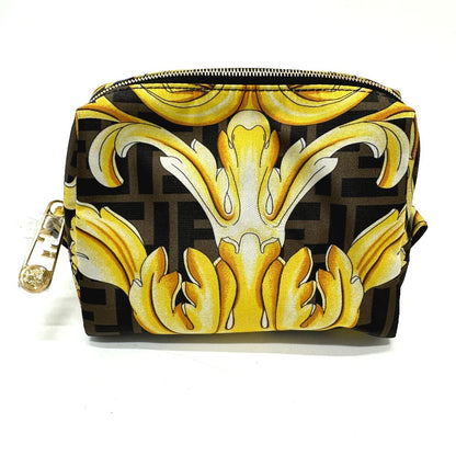 FENDI Pouch 8N0172 Nylon Brown Versace VERSACE collaboration Fendace FENDACE Women