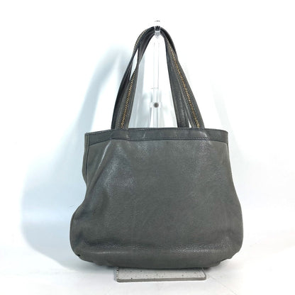 FENDI Shoulder Bag 8BR650 leather gray Bag Shoulder Bag Tote Bag logo FF Women