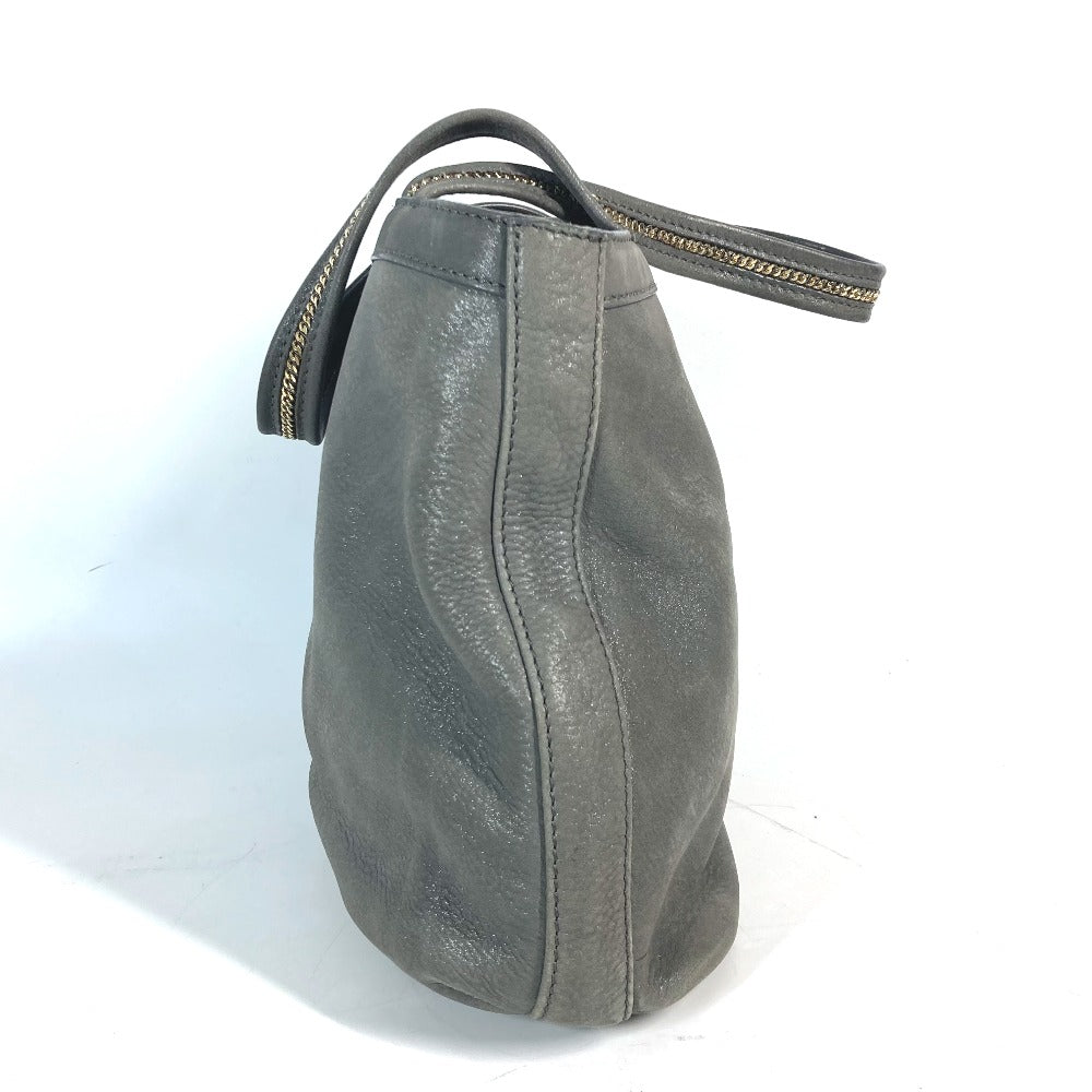 FENDI Shoulder Bag 8BR650 leather gray Bag Shoulder Bag Tote Bag logo FF Women