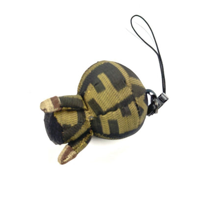 FENDI charm canvas Brown A BATHING APE A Bathing Ape Collaboration Zucca Milo Women(Unisex)