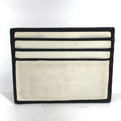 FENDI Card Case 7M0164 leather white Joshua Vides Collaboration logo mens