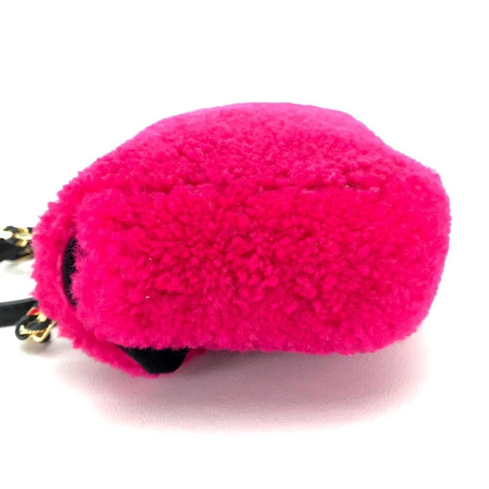 FENDI Shoulder Bag 8M0315 Mouton Fusha pink Mini baguette Women