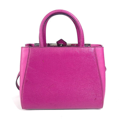 FENDI Handbag 8BH253 leather purple Petite to Jules Women
