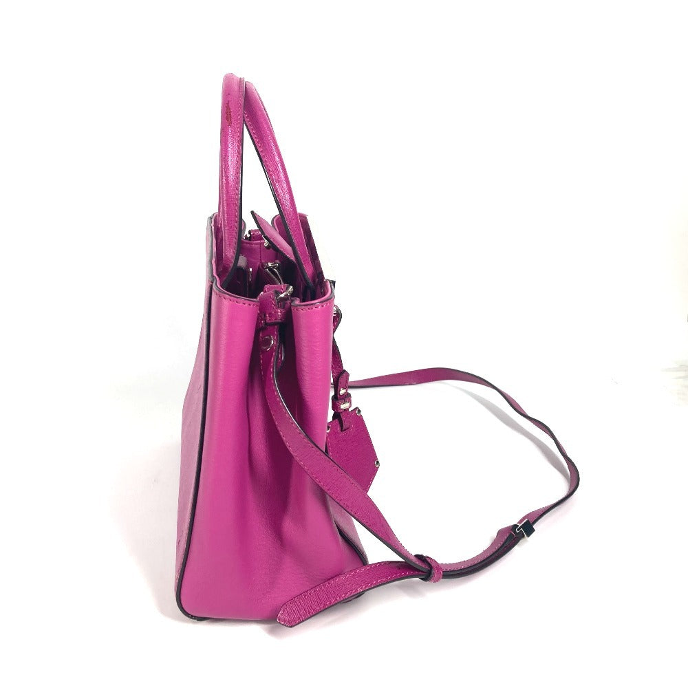 FENDI Handbag 8BH253 leather purple Petite to Jules Women
