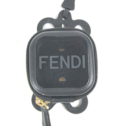 FENDI strap Rubber, Leather black Mesh strap included logo smartphone pouch case mens