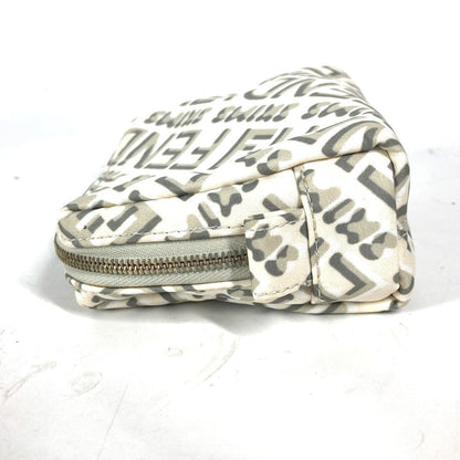 FENDI Pouch 8N0179 Nylon white SKIMS collaboration Skims logo Women