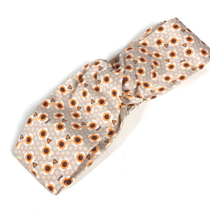 FENDI hair accessory FXT010 silk gray hair accessory Flower flower Women