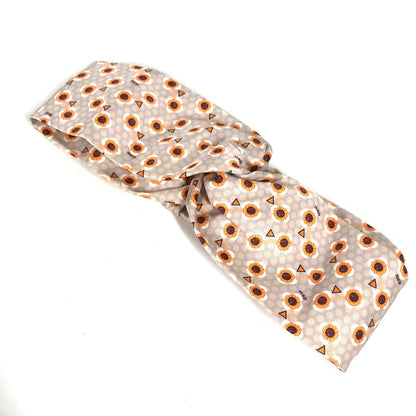 FENDI hair accessory FXT010 silk gray hair accessory Flower flower Women