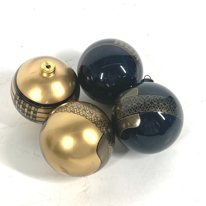 FENDI charm plastic gold Xmas Christmas ball logo Christmas ornaments