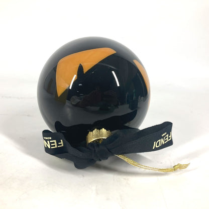 FENDI charm plastic black Xmas Christmas ball logo Christmas Ornament Monster