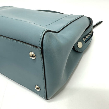 FENDI Handbag 8BN293 leather blue Dot com Women