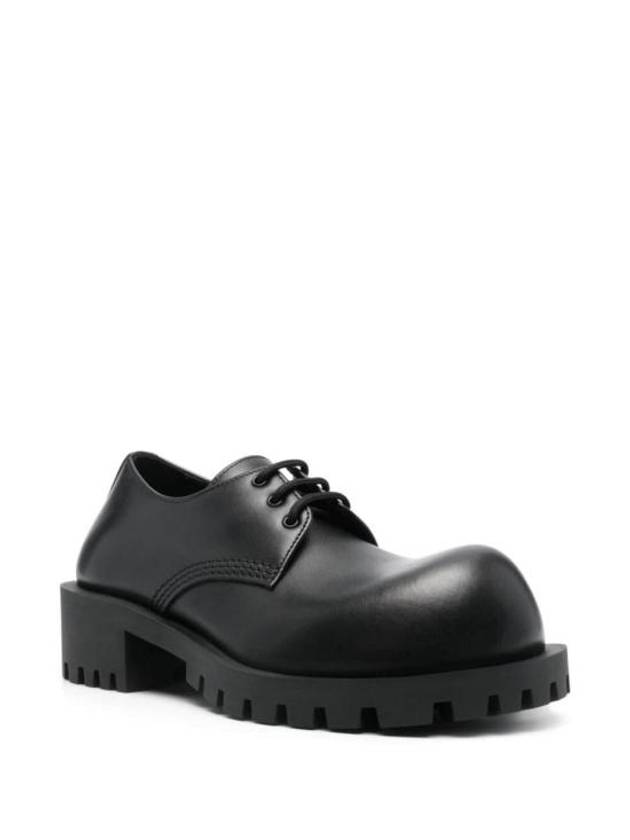 Luxury Balenciaga Trending 2025 Hummer Leather Derby Black