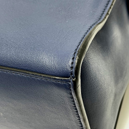 FENDI Business bag 7VA400 leather Navy 2 type handle Briefcase mens