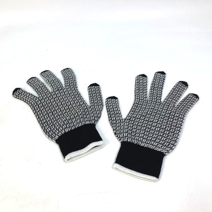 FENDI Glove FXY010 wool black logo