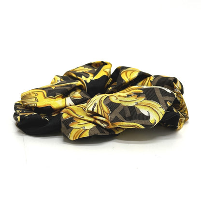 FENDI hair accessory silk black Versace collaboration versace Fendace FENDACE Women