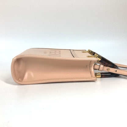FENDI Handbag 8BS051 leather Beige type Shoulder Bag Crossbody bag sunshine shopper small Women