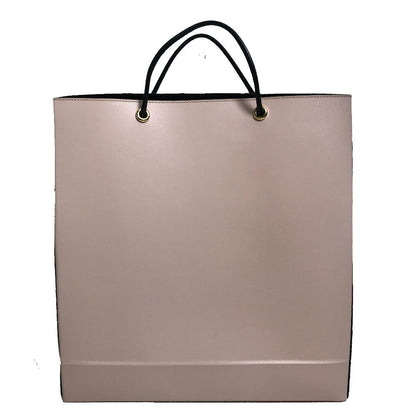 FENDI Tote Bag 8BH383 leather Light pink Shopping bag Women