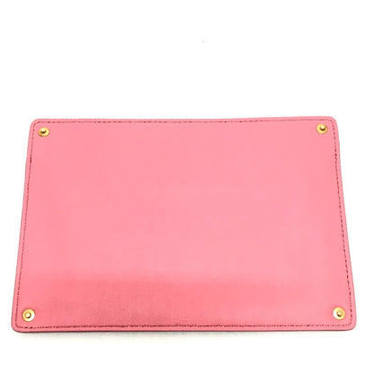 FENDI Pouch 7AR907 leather pink Peek-a-boo bag-in