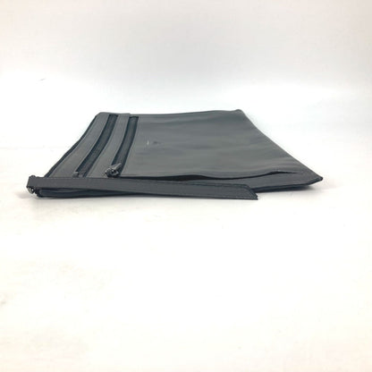 FENDI Clutch bag 7M0237 leather gray Zip mens