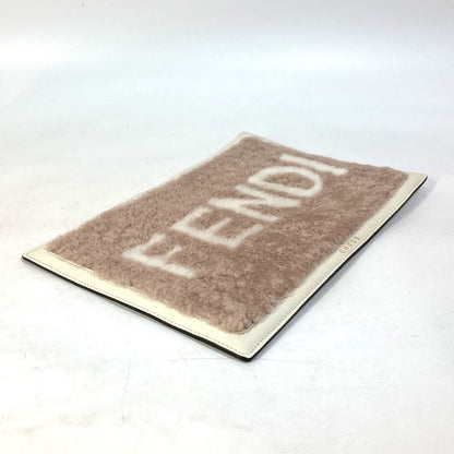 FENDI Other miscellaneous goods 7AR921 Leather, Fur pink CHAOS collaboration logo PC cover, computer cover, IPAD cover Women