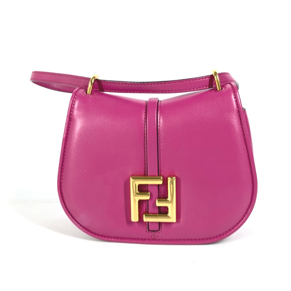 FENDI Shoulder Bag  8BS082  leather purple Come on Small Women