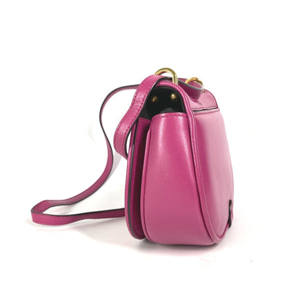 FENDI Shoulder Bag  8BS082  leather purple Come on Small Women
