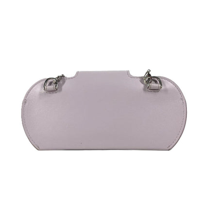 FENDI Pouch 7AS069 leather Light purple Eyewear Glasses Sunglasses Case FF logo glasses case Women