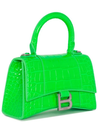Luxury Balenciaga Trending 2025 Hourglass Tote Bag Green