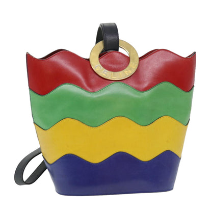 Luxury CELINE Shoulder Bag Leather Multicolor  40961