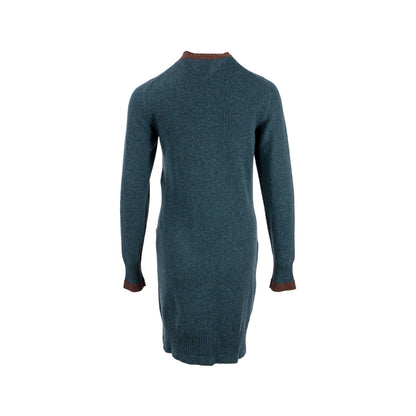 Chanel Size 34 Cardigan Cashmere Vert Foret / Chataigne