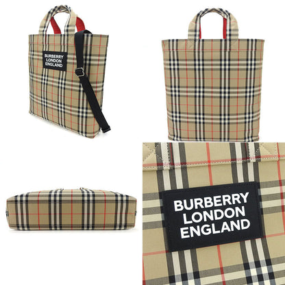 BURBERRY Tote Bag 8017740 Cotton, Polyester beige Women