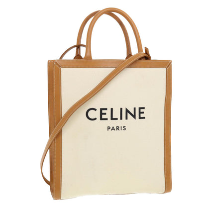 Luxury CELINE Small Vertical Cabas Tote Bag Canvas 2way Whe 192082BNZ.02NT 41168A