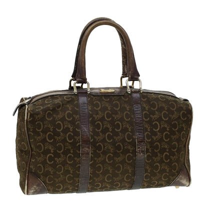 Luxury CELINE C Macadam Canvas Hand Bag Brown  41261