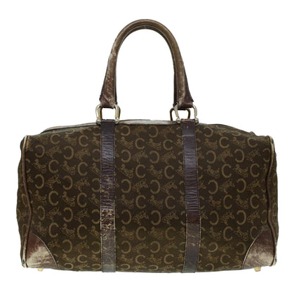 Luxury CELINE C Macadam Canvas Hand Bag Brown  41261
