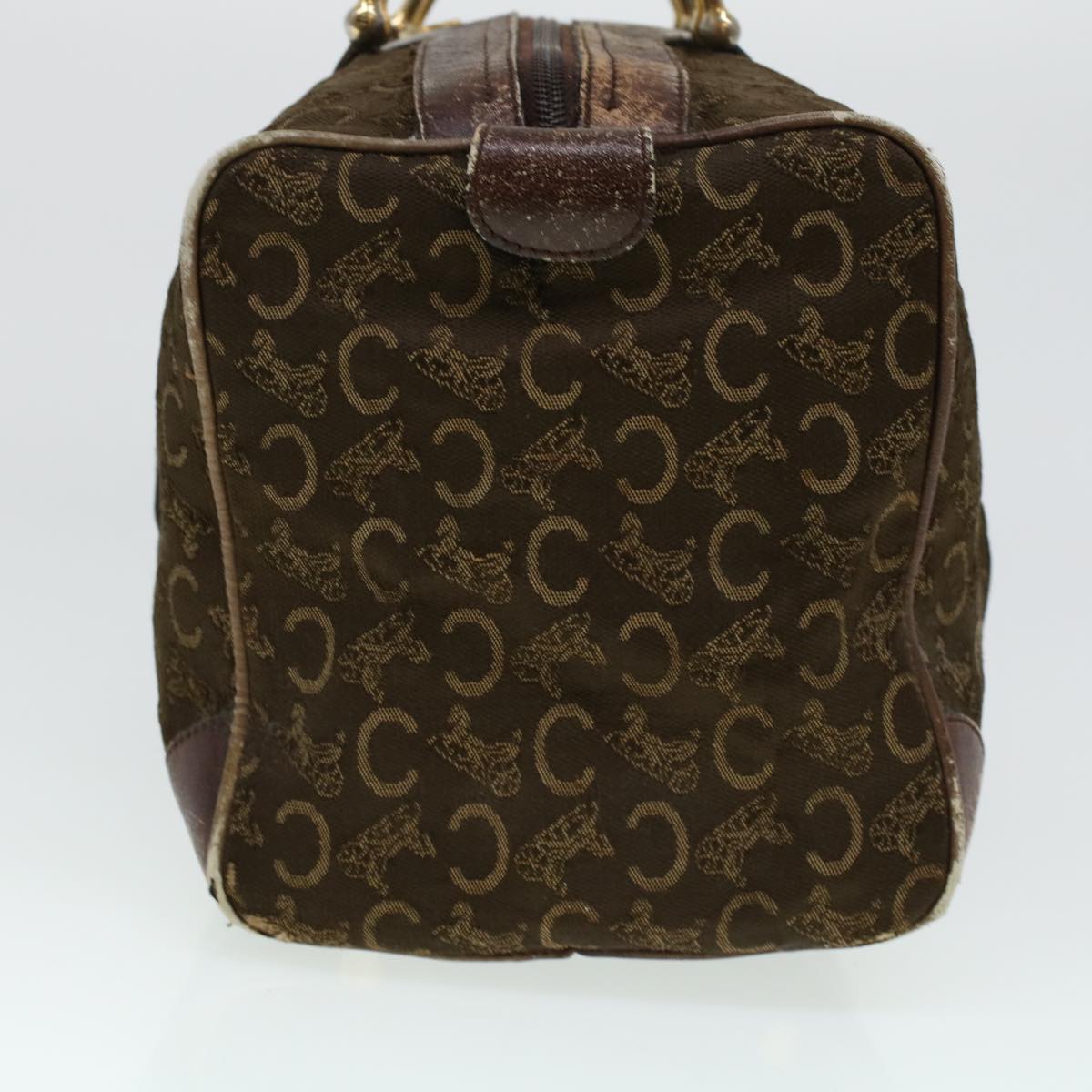 Luxury CELINE C Macadam Canvas Hand Bag Brown  41261